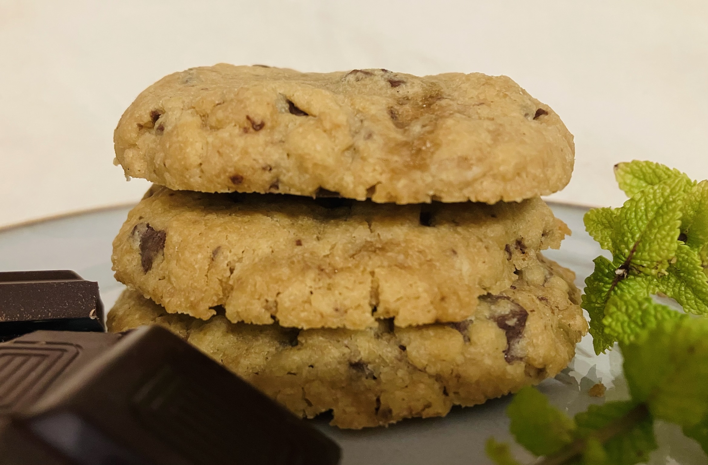 Mint Choc Chip cookies