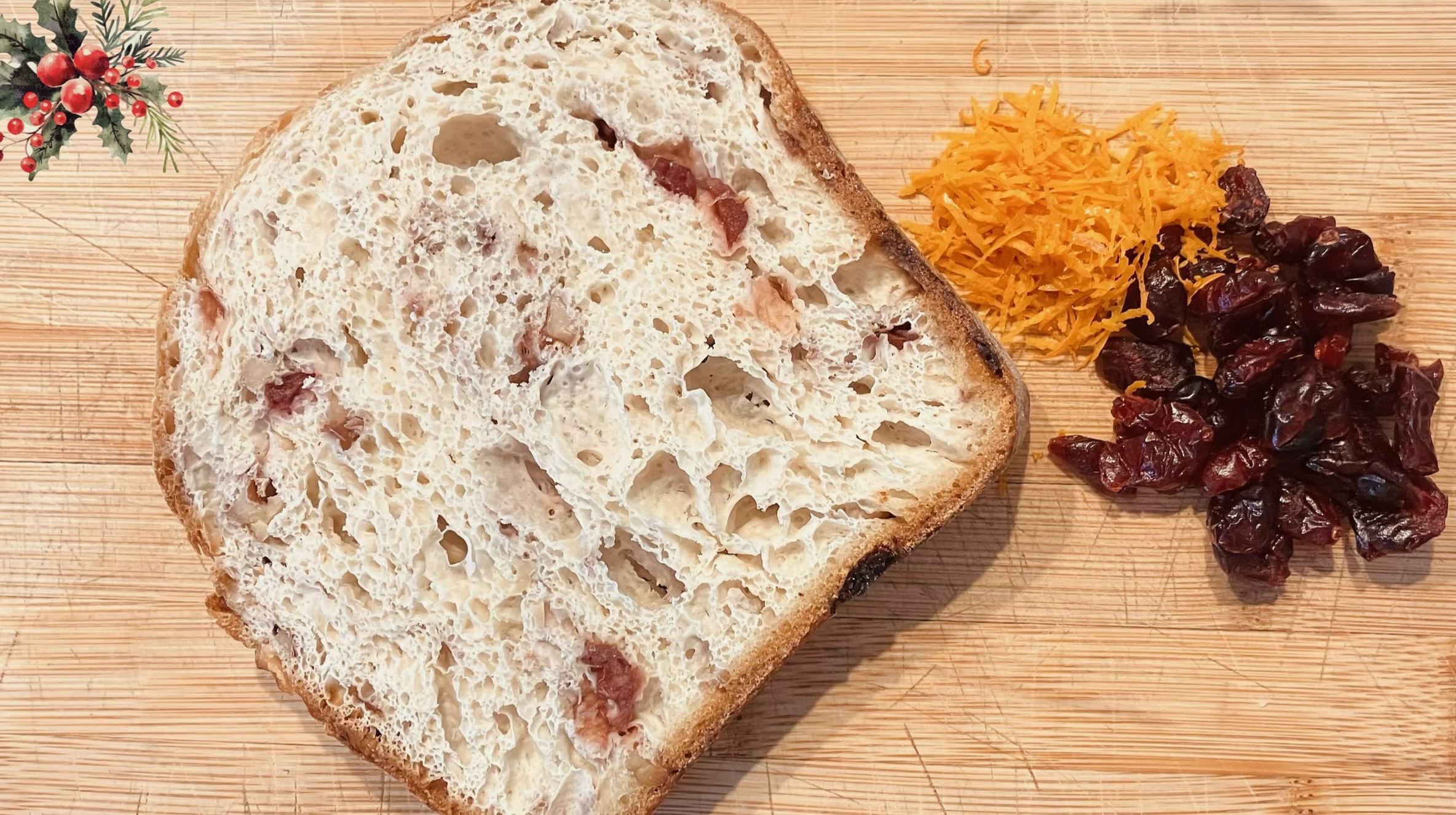Orange and Cranberry Sourdough