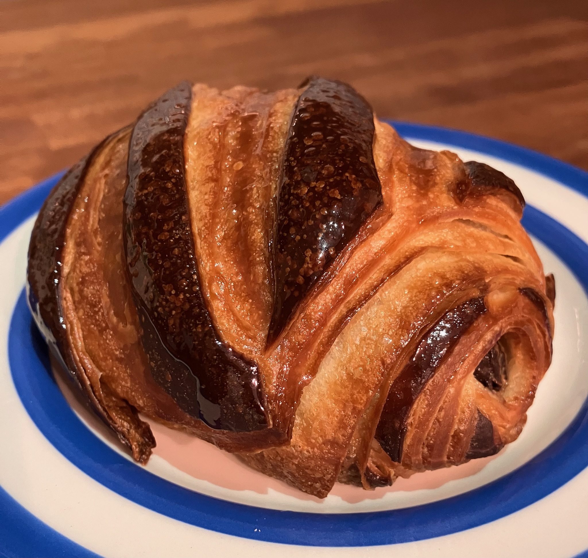 Pain au chocolat with French butter and Belgian chocolate